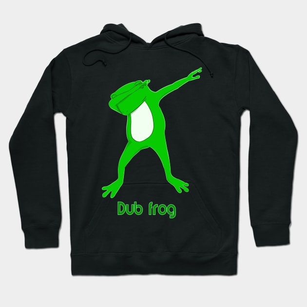 Dub frog Hoodie by Zimart